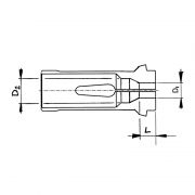 F-Type Collet for Overgripping